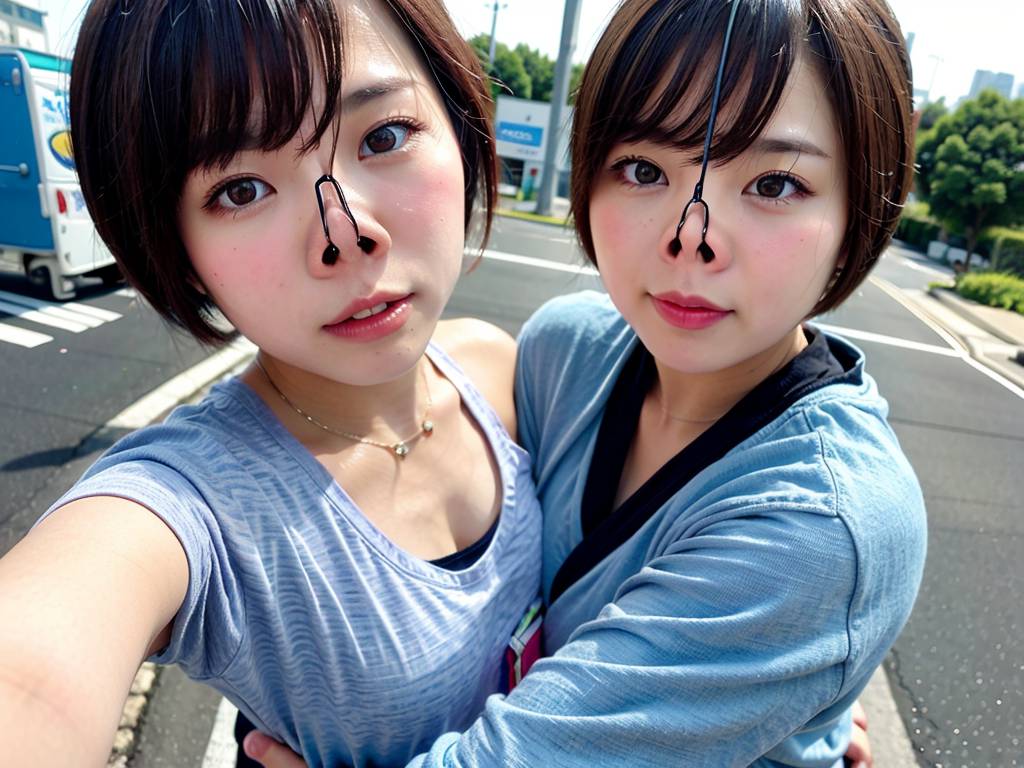 鼻フック　秩父市　豚鼻　画像
