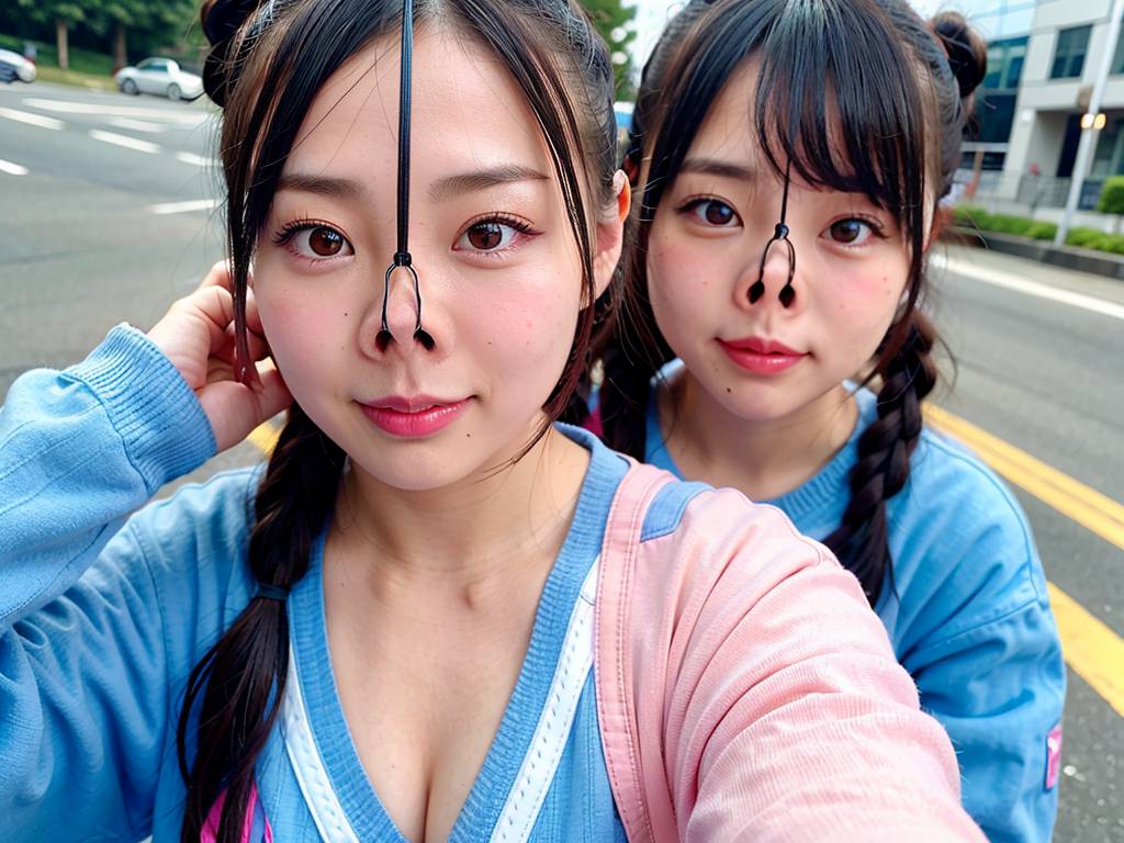鼻フック　昭島市　豚ヅラ　画像