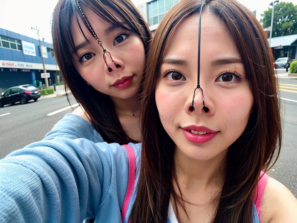 鼻フック　伊丹市　豚ヅラ　画像