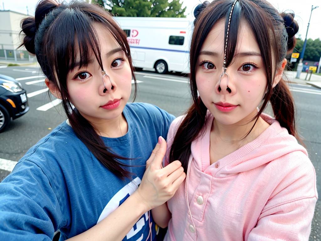 鼻フック　鈴鹿市　豚ヅラ　画像