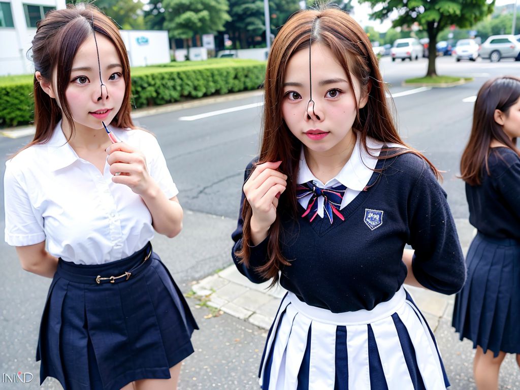 鼻フック　あきる野市　豚ヅラ　画像