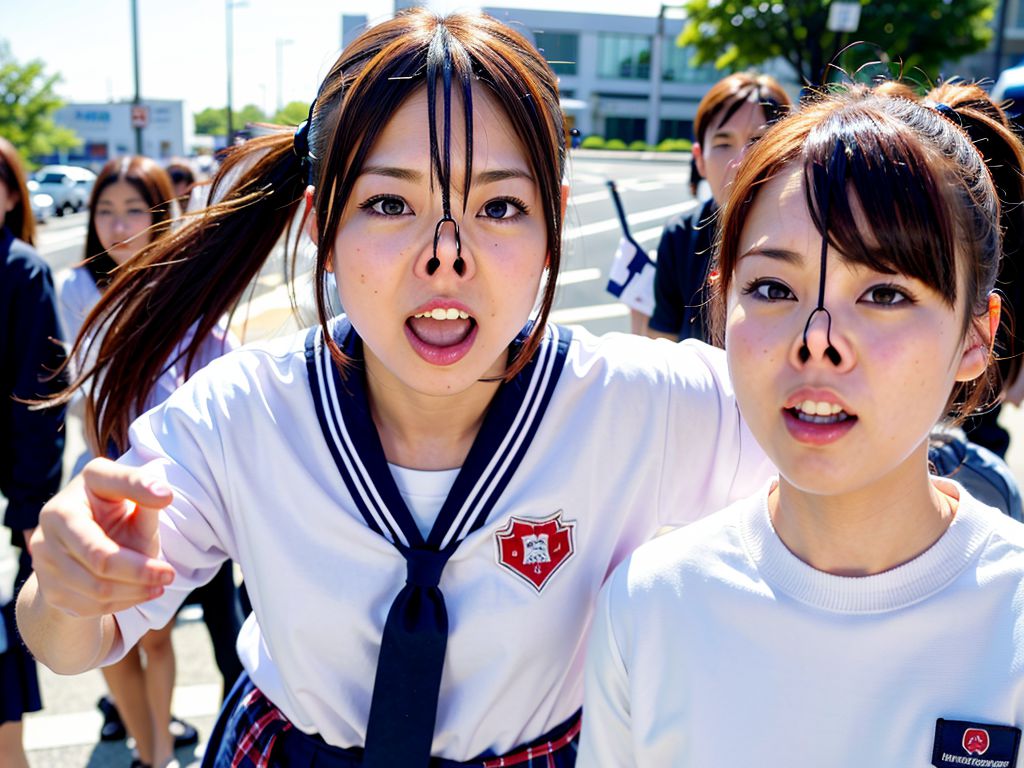 鼻フック　名古屋市　豚ヅラ　画像