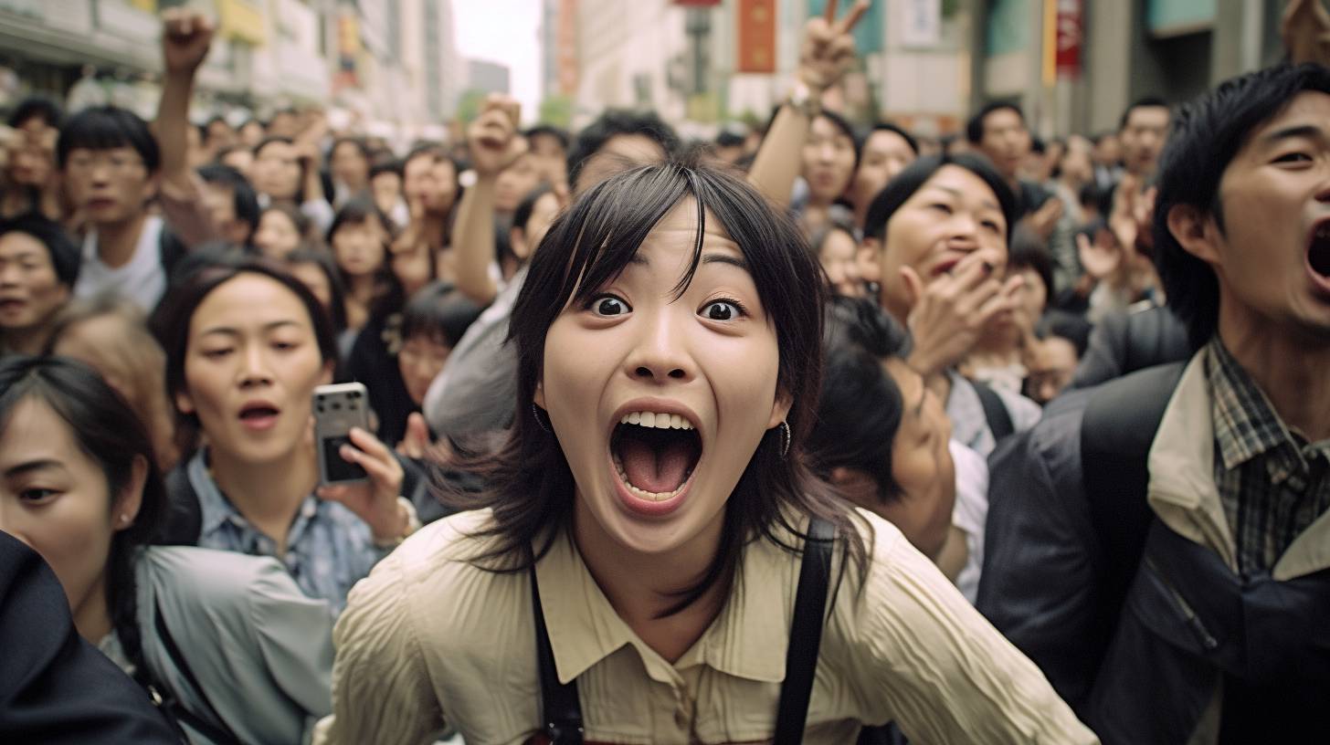 変顔女子　千葉県　君津市　2023年10月17日　変顔画像