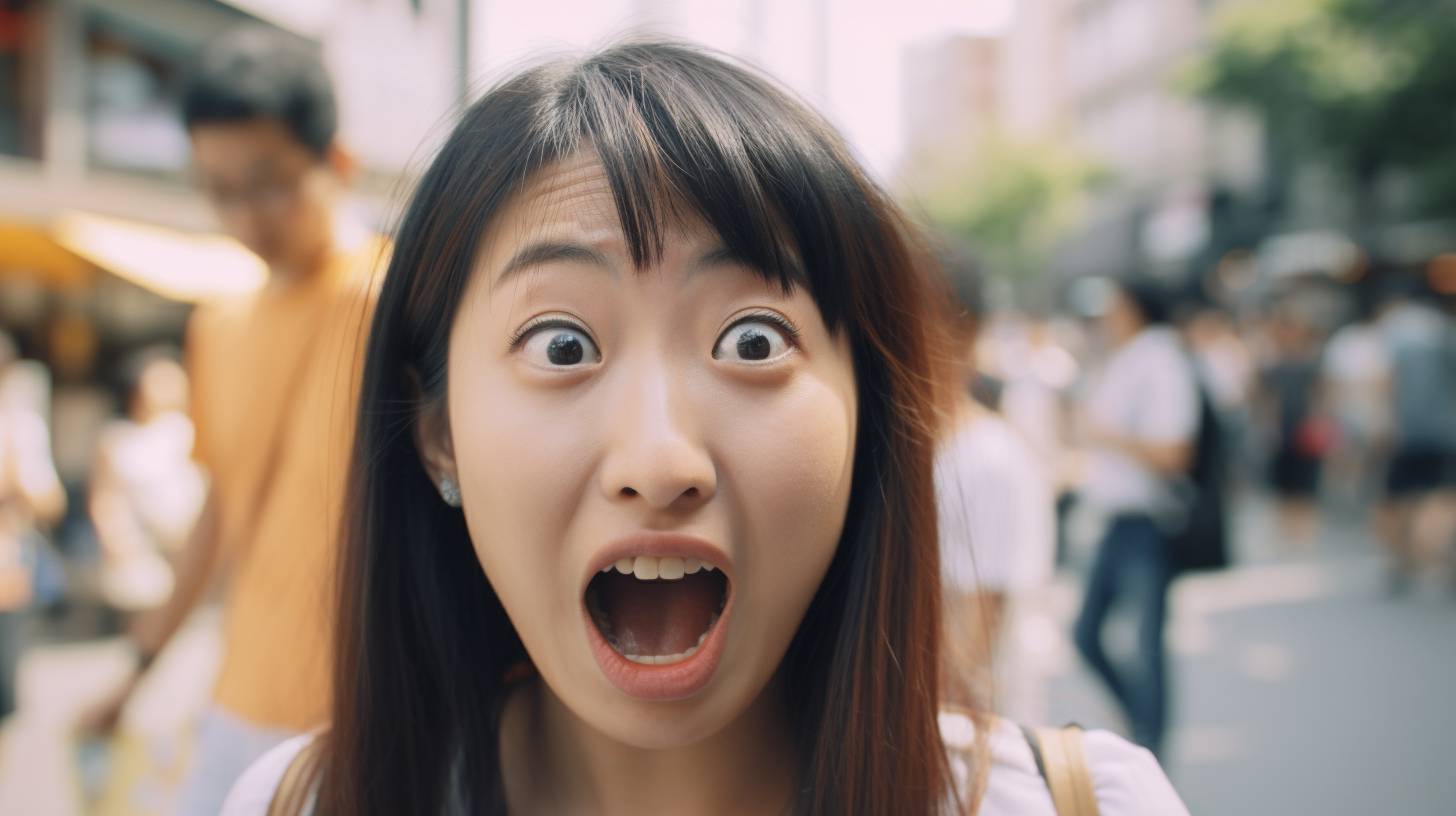 変顔女子　埼玉県　越谷市　2023年11月28日　変顔画像