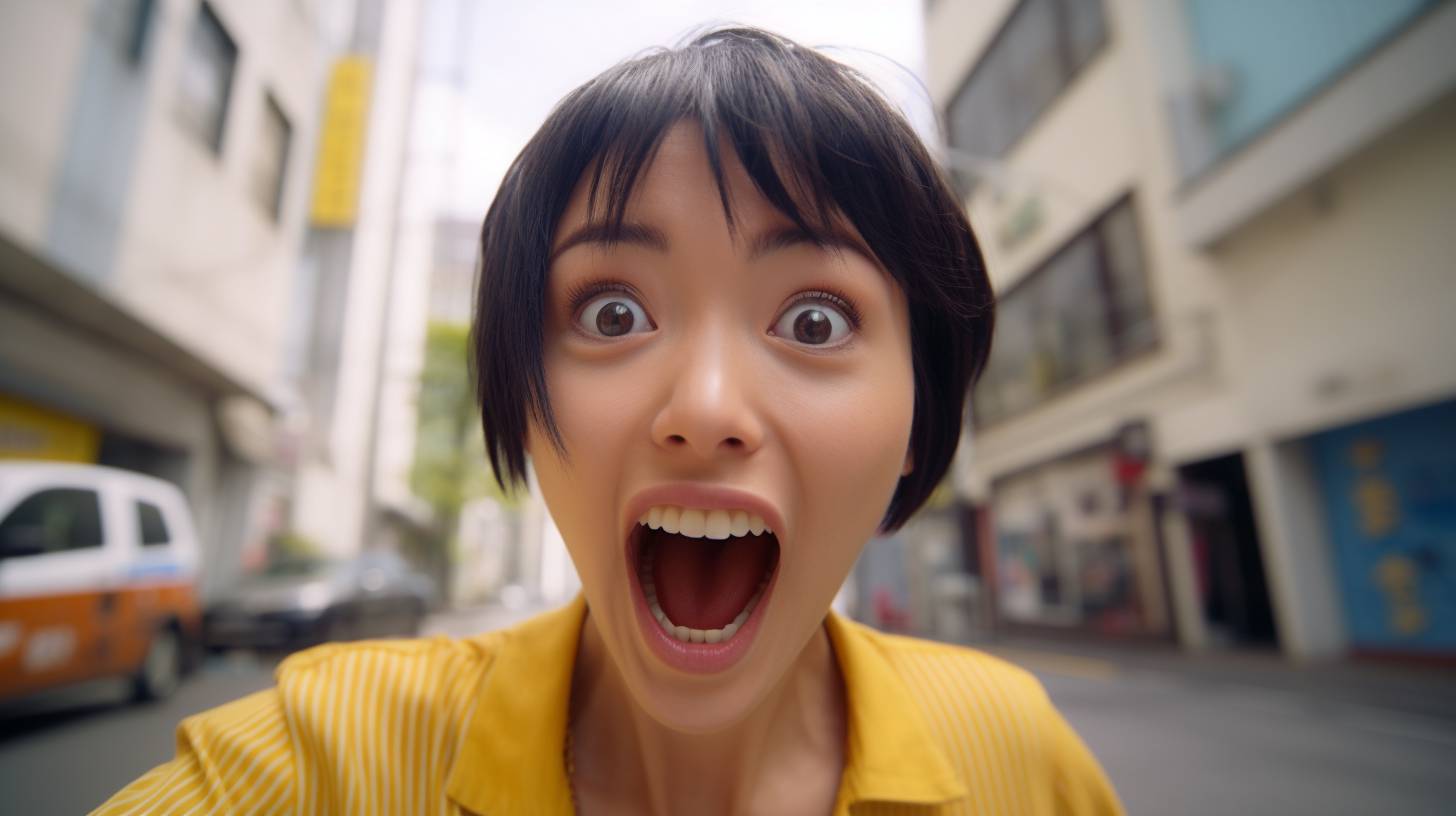 変顔女子　福井県　坂井市　2024年06月25日　変顔画像
