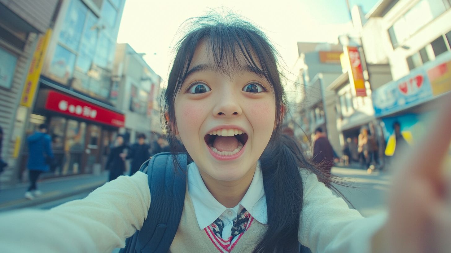 変顔女子　大阪府　豊中市　2024年10月29日　変顔画像