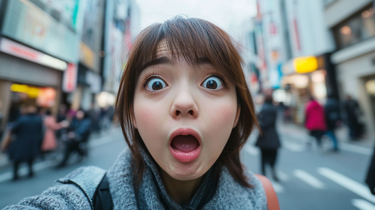 変顔女子　滋賀県　野洲市　2025年11月23日　変顔画像