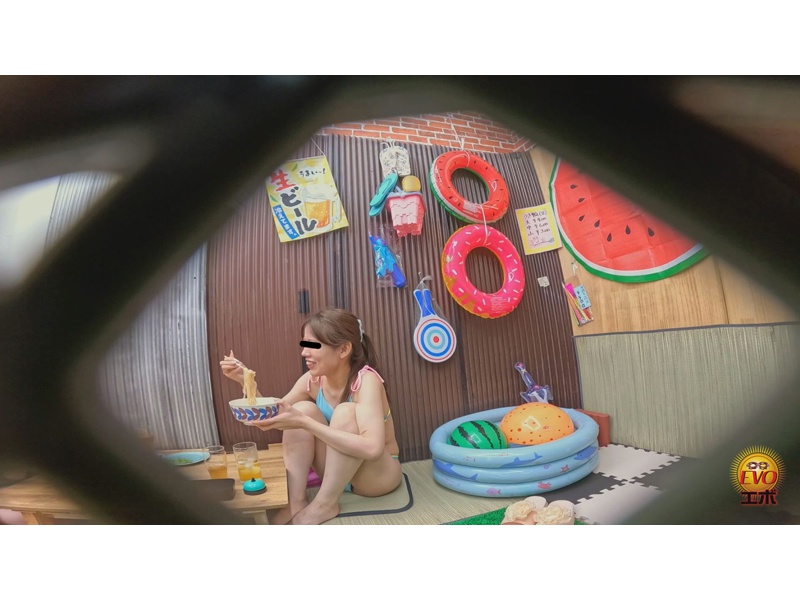 夏到来!! 海の家 濡れ肌水着ズラしうんち　サンプル画像15