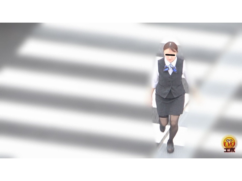社内トイレ隠撮 OLお仕事中 おしっこ我慢すべり込みトイレ2　サンプル画像3