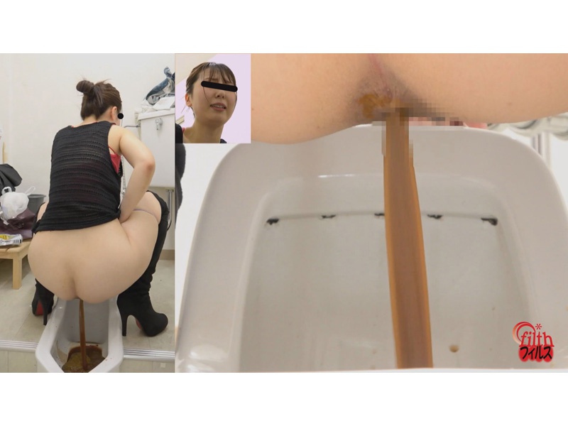 5カメ隠撮 お腹キュルキュル下痢ピー女2 サンプル画像