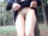 野外で初露出!命令されると断れないエッチなお嬢様「唯ちゃん」 サンプル画像02