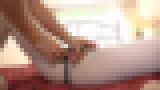 無修正AV流出「休日に彼氏の家を訪ねたMOEちゃんは、まったりエロエロノーパンパンスト元バレリーナ」前編 サンプル画像04