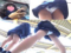 クリオネさんのパンチラHOLIC・77【おはようからおかえりまで！ 76収録のお目目パッチリ美人JKちゃんに1日密着レポート】　無料画像