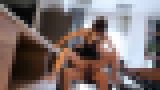 四葉さな・無修正個人撮影動画「4P連続中出し黒髪の華奢な子と巨乳のアニメ声バイト仲間のカフェ店員」後編 (※映像ノイズ有り) サンプル画像05