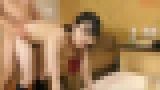 無修正個人撮影動画「第4弾、スレンダー、黒髪ボブ、クール美女、田代ちゃん。セーラー服制服コスプレ中出し。」 サンプル画像12