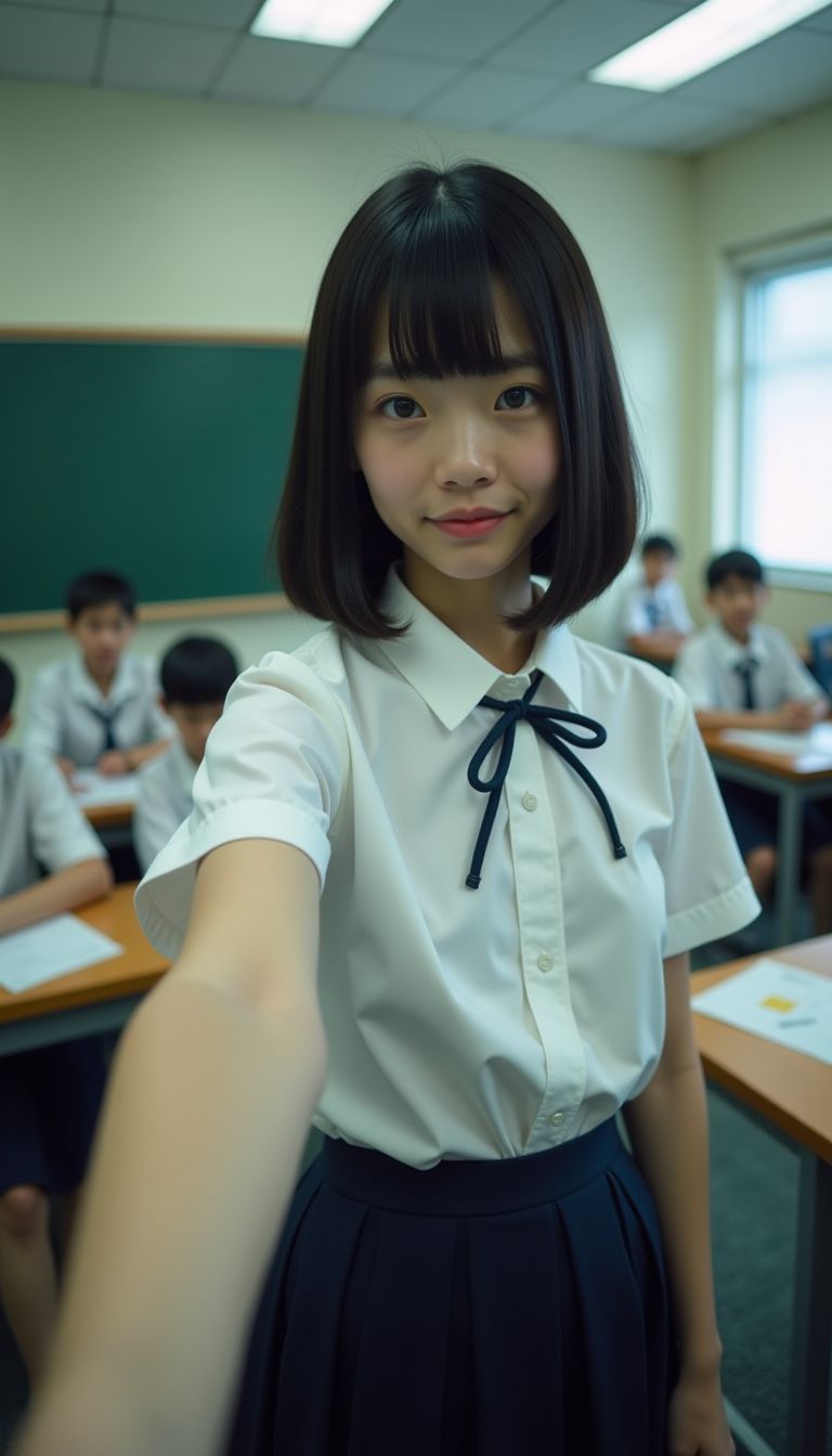 スマホ自撮り画像 大阪府 羽曳野市 2025年08月01日 自撮り女子 画像