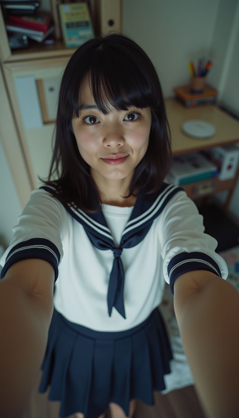 今日の自撮り