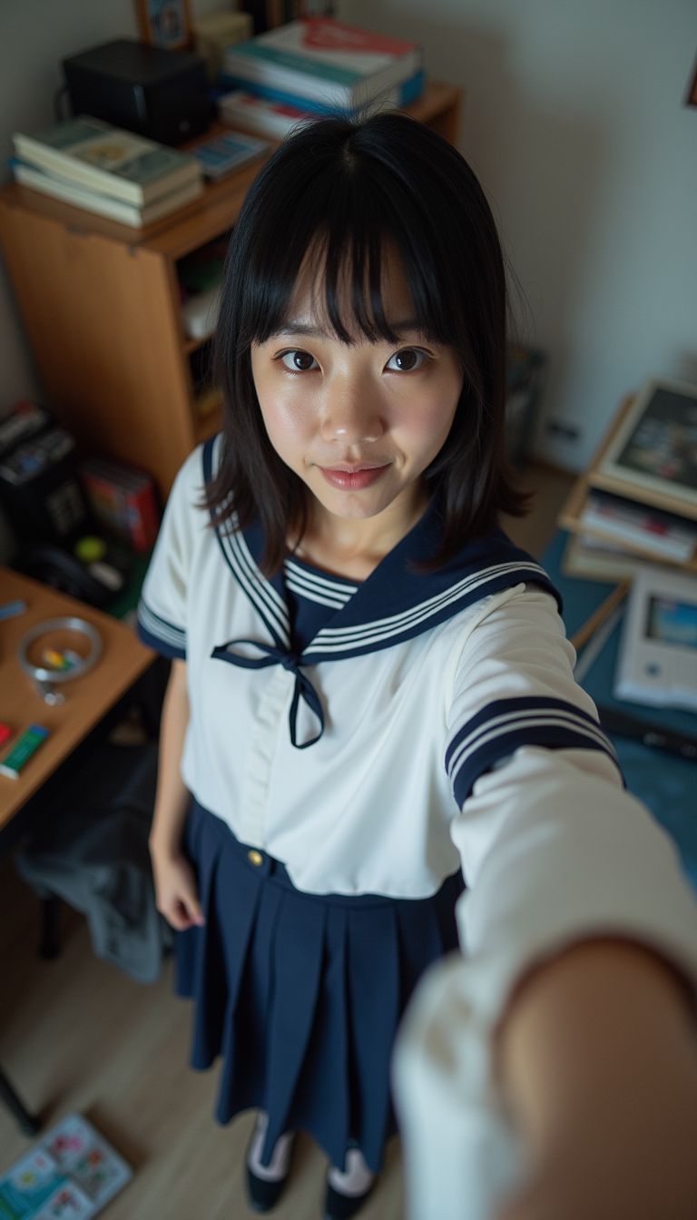 今日の自撮り