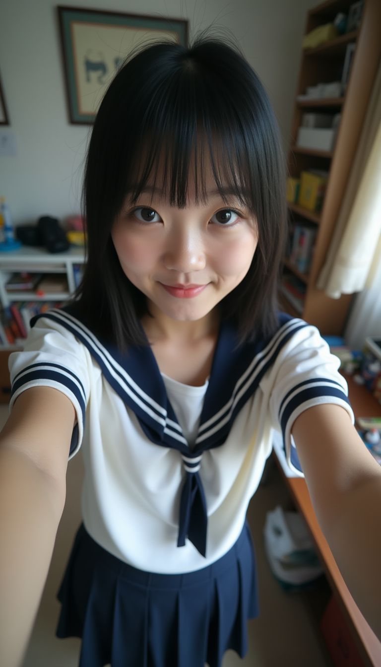 今日の自撮り