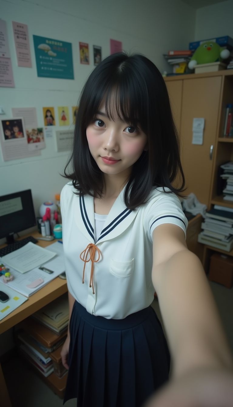 今日の自撮り