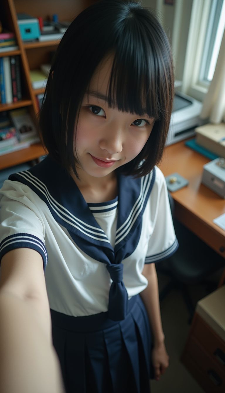 今日の自撮り
