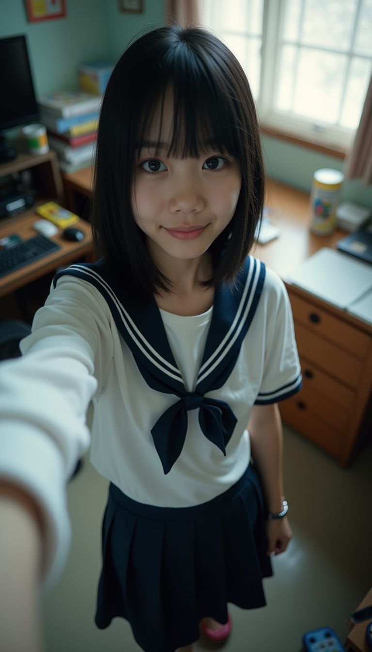 今日の自撮り