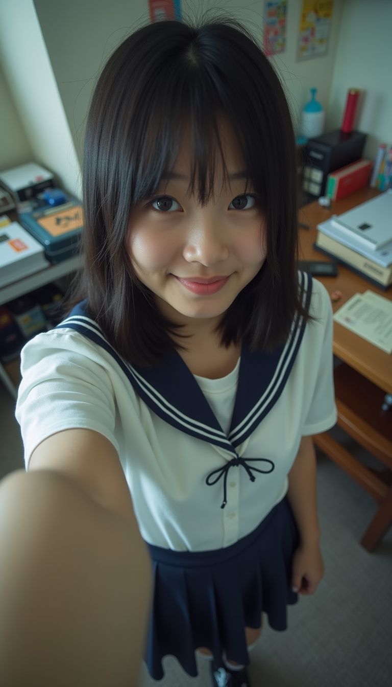 今日の自撮り