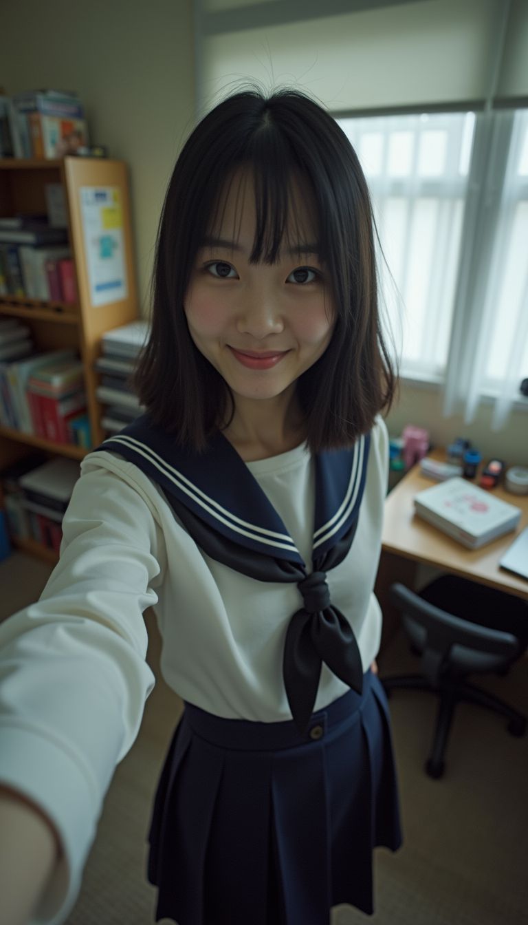 今日の自撮り