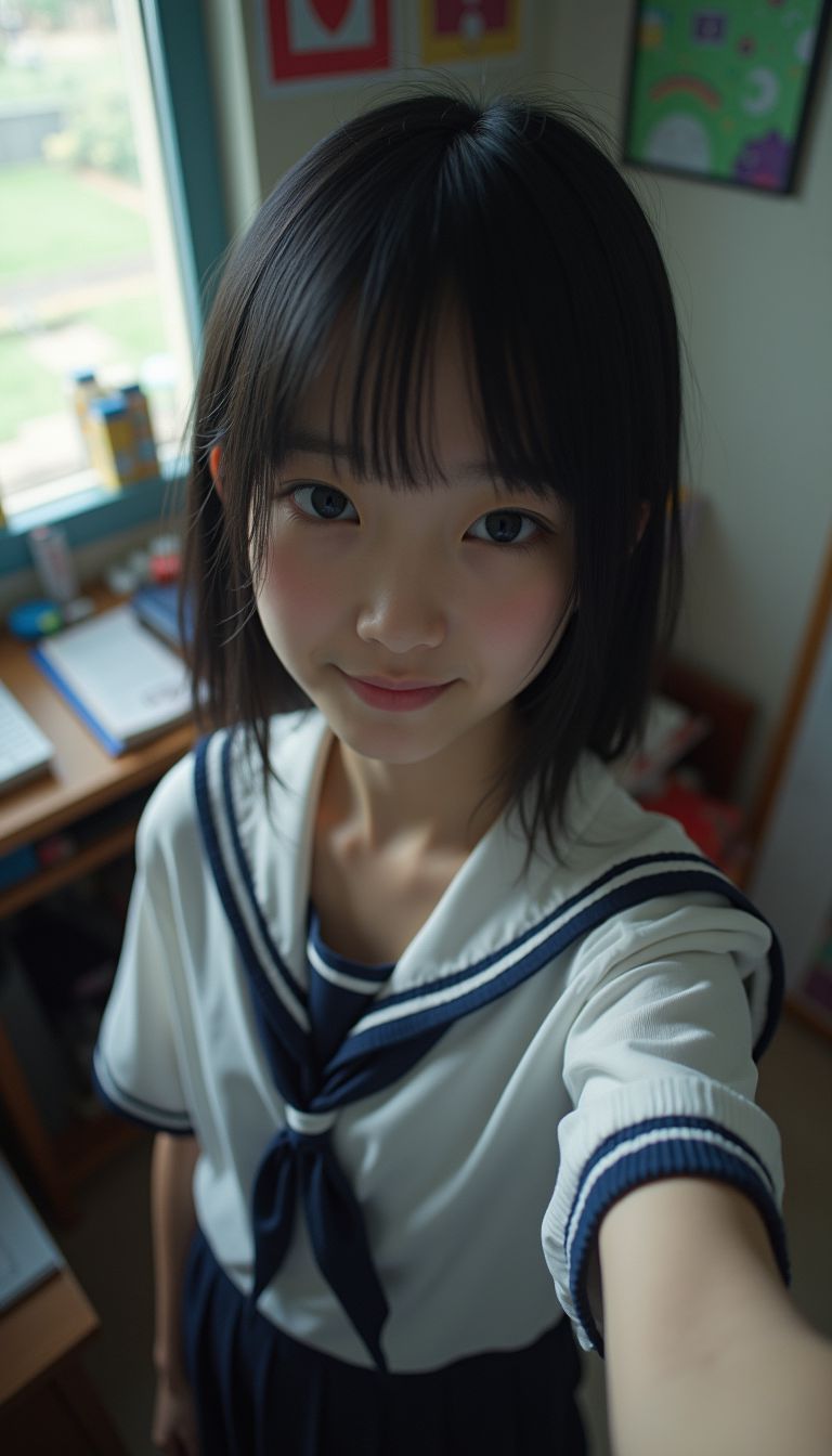 今日の自撮り