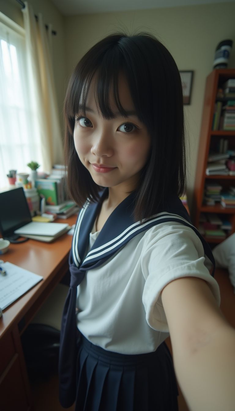 今日の自撮り