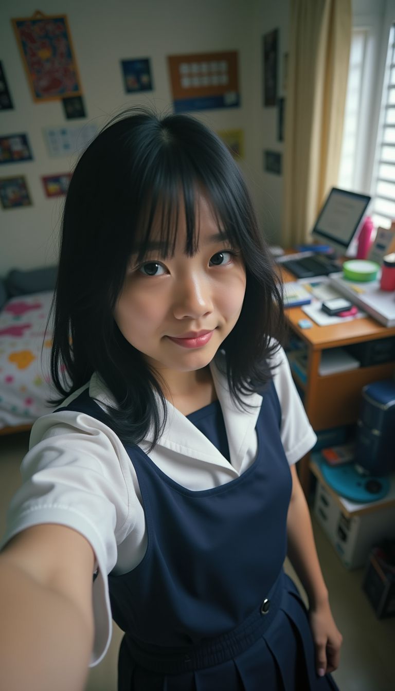 今日の自撮り
