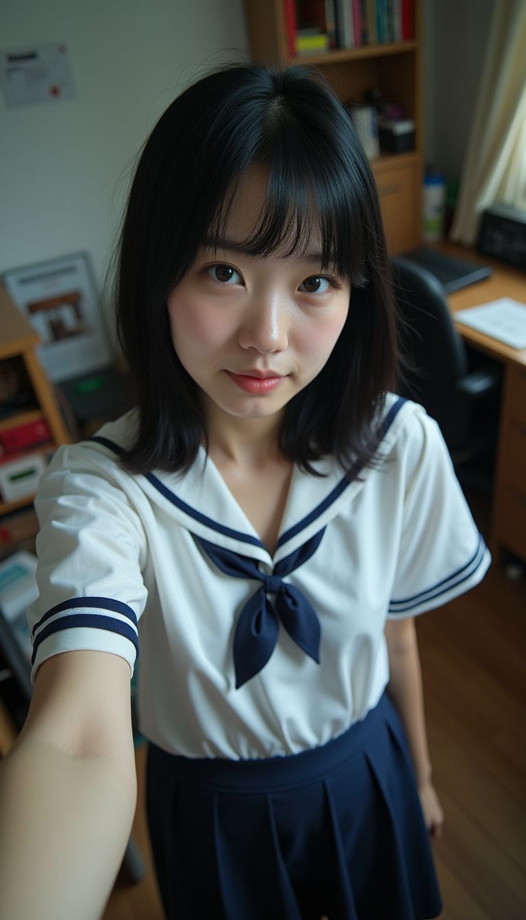 今日の自撮り