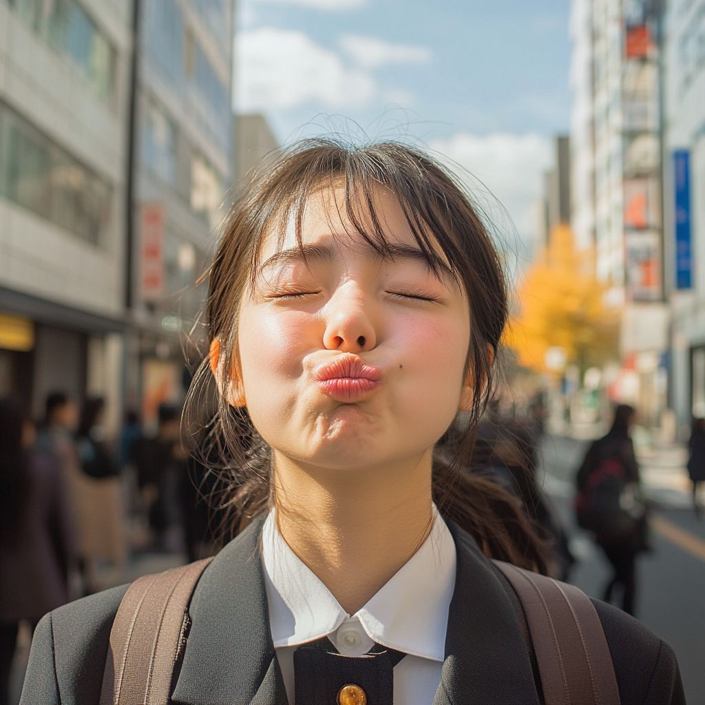 ディープキス画像　愛知県　半田市　2024年11月30日　キス顔　画像