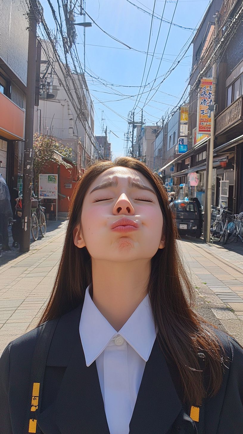 キス顔画像　東京都　中央区　2024年12月07日　キス顔　画像
