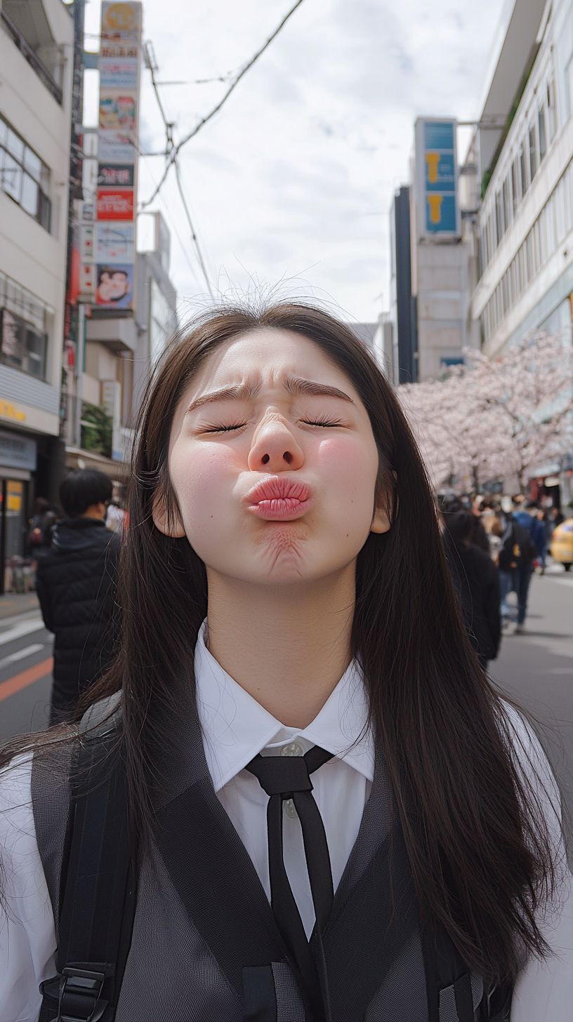 キス顔画像　福岡県　太宰府市　2025年01月28日　キス顔　画像