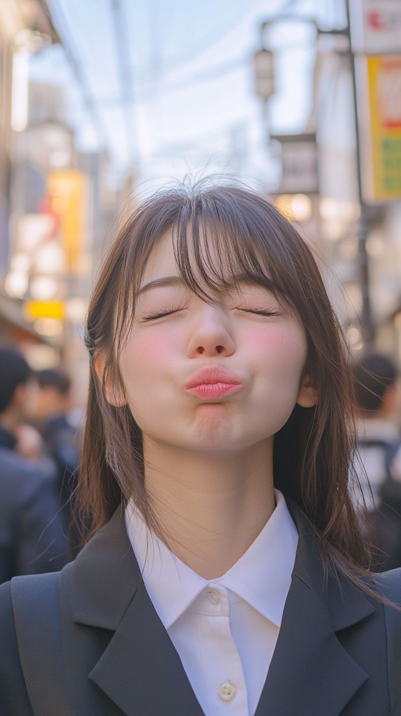 ディープキス画像　石川県　金沢市　2025年02月07日　キス顔　画像
