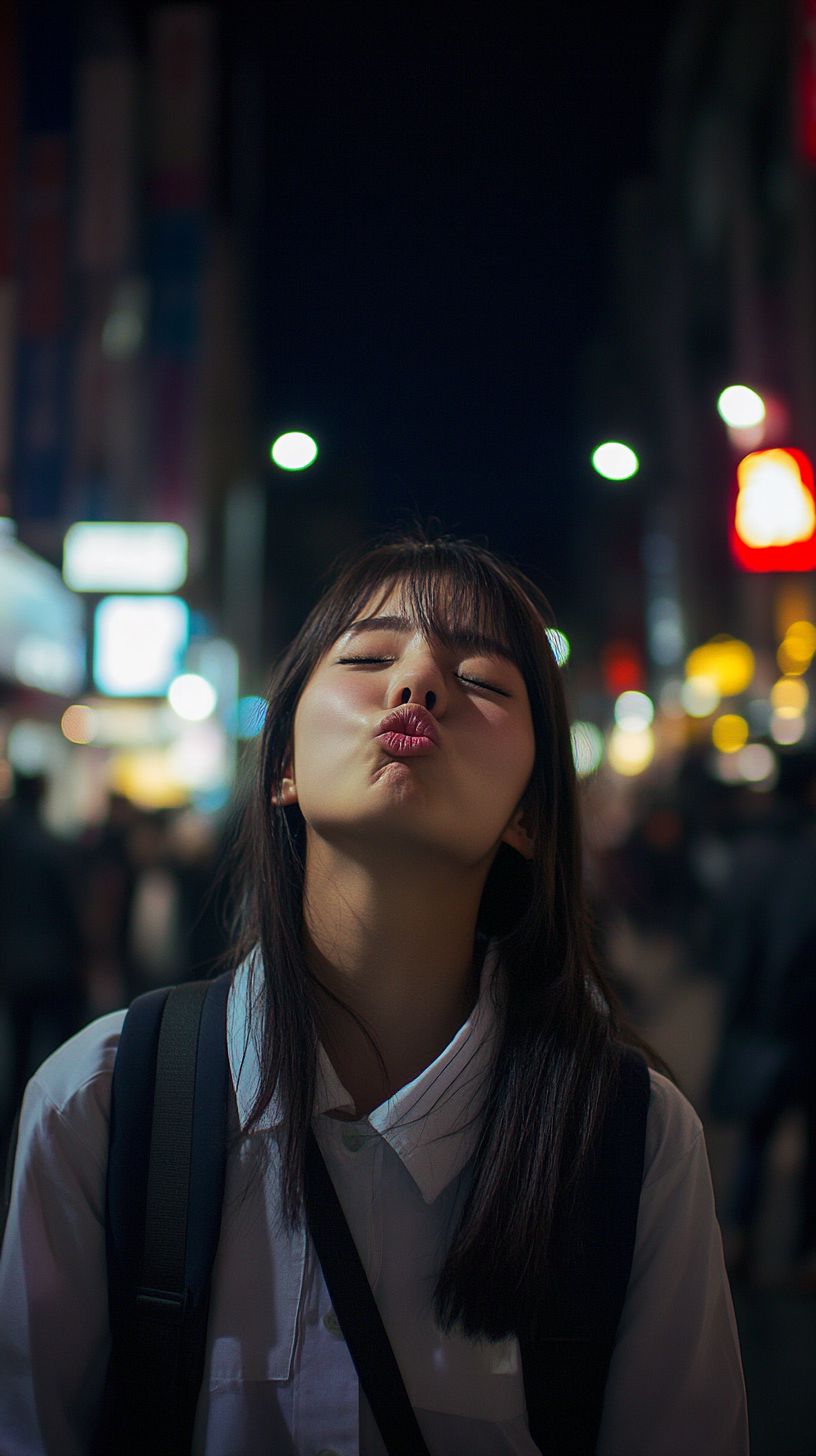 ディープキス画像　熊本県　天草市　2025年03月09日　キス顔　画像