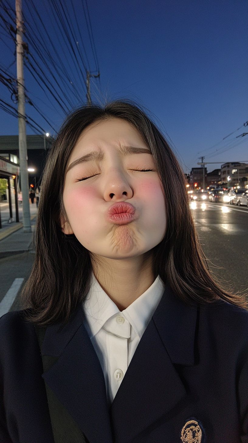 ディープキス画像　愛知県　西尾市　2025年07月07日　キス顔　画像