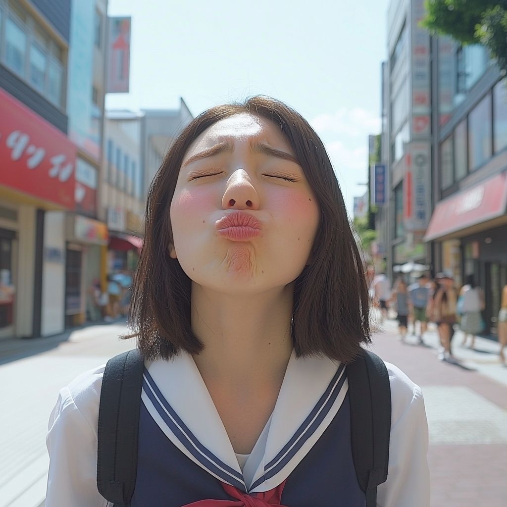 キス顔画像　静岡県　静岡市　2025年08月17日　キス顔　画像