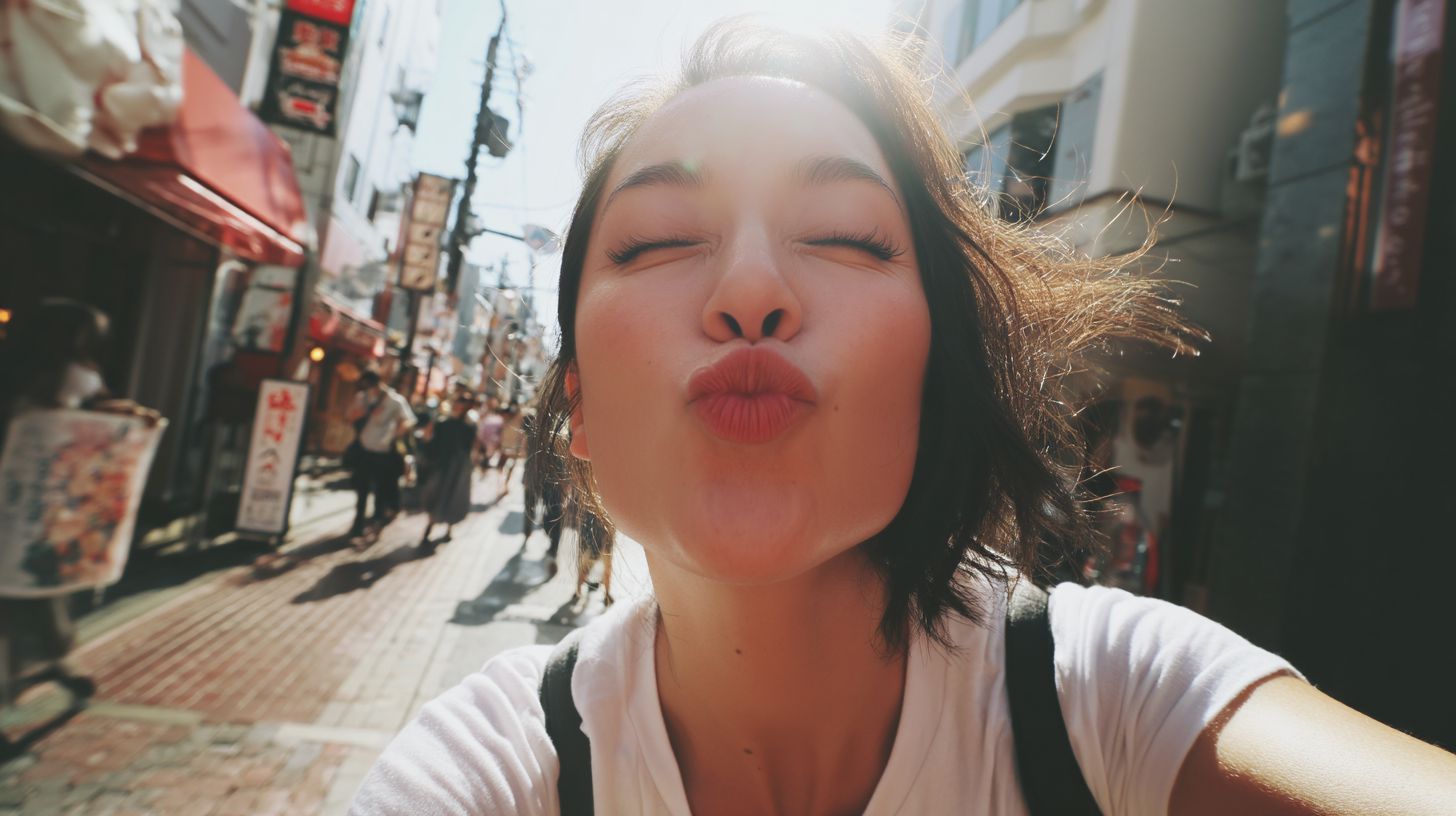 ディープキス画像　山梨県　南アルプス市　2025年10月26日　キス顔　画像
