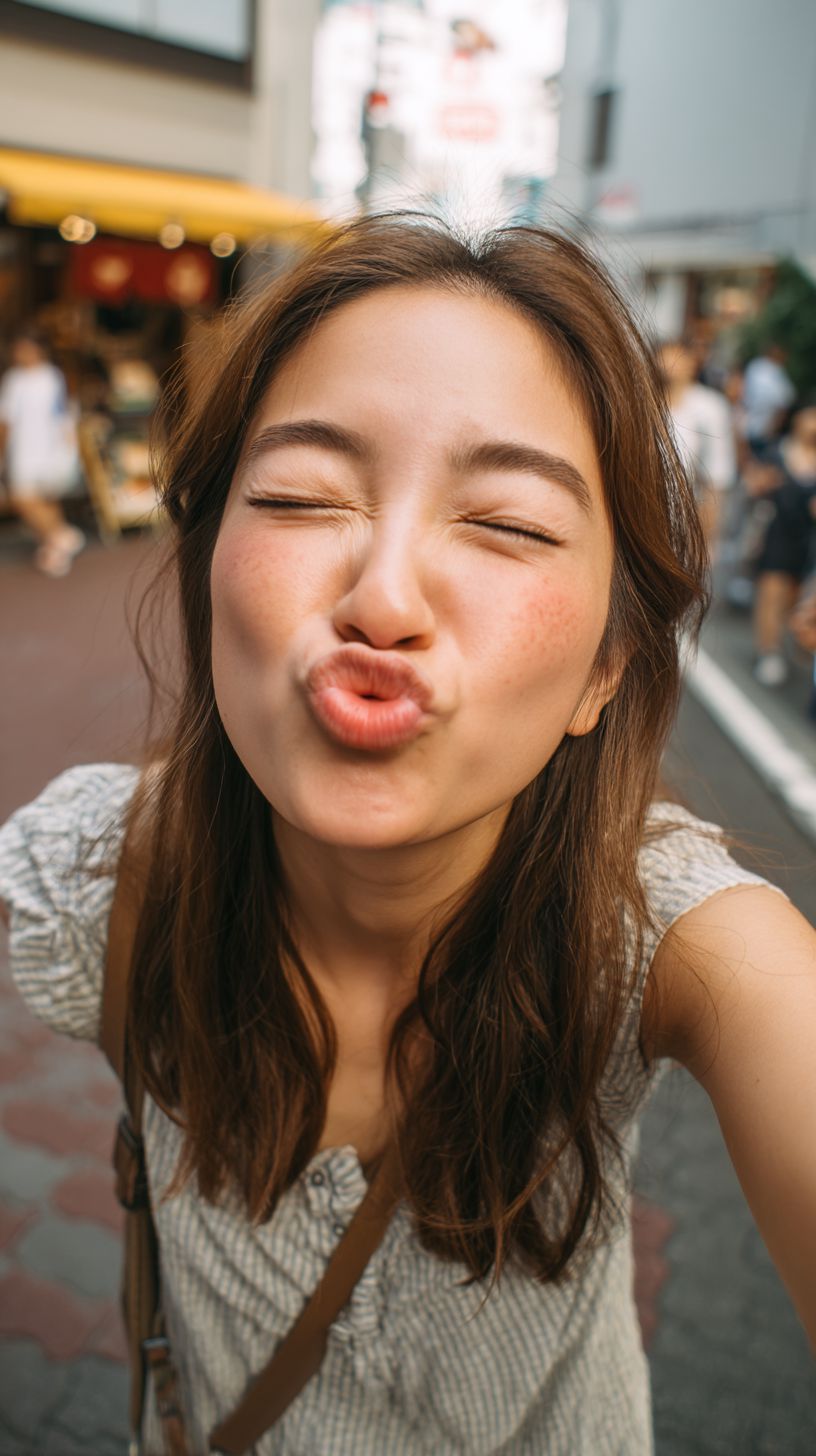 キス顔画像　秋田県　大仙市　2025年11月09日　ディープキス　画像