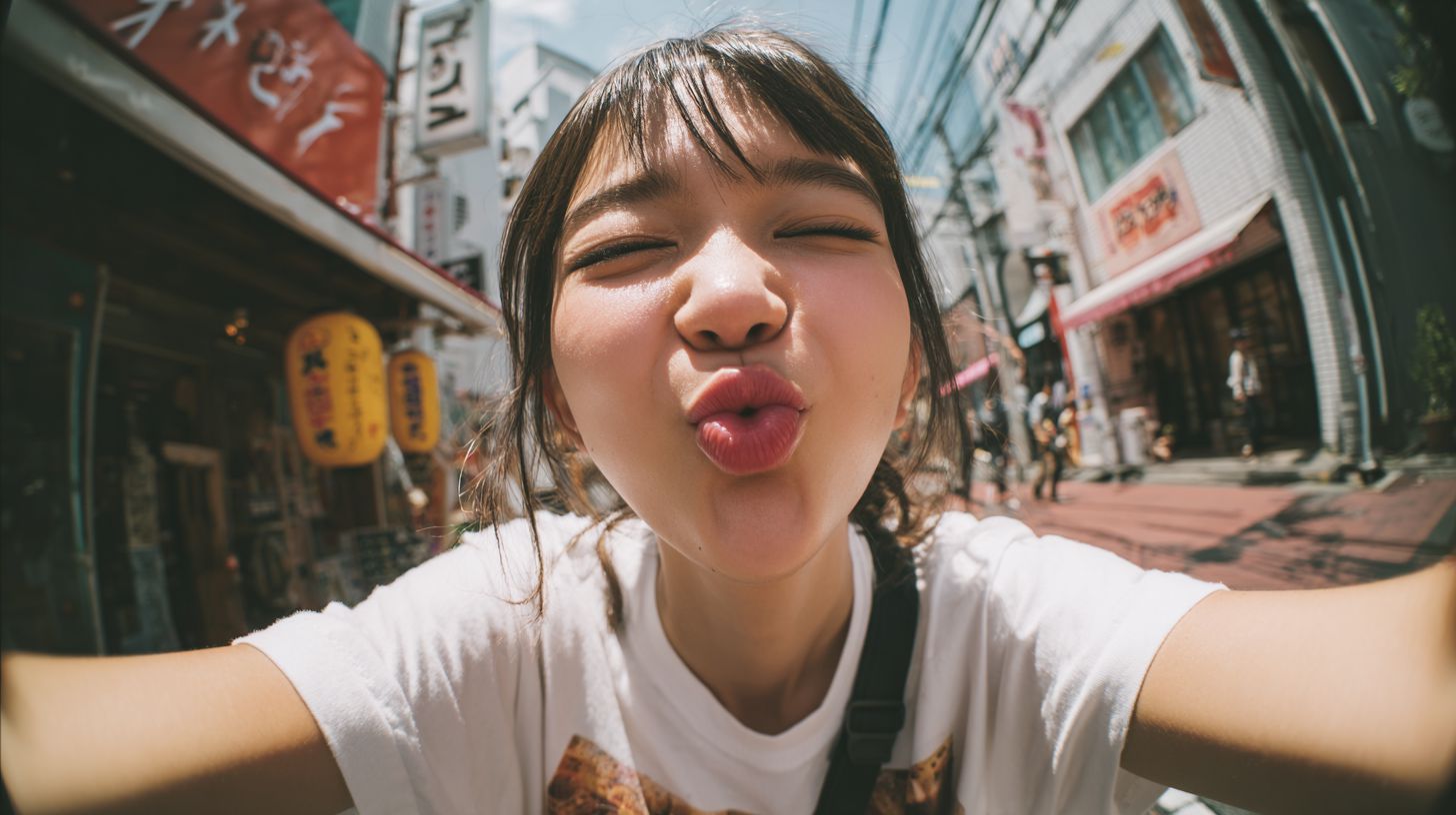 キス顔画像　山梨県　甲府市　2026年01月04日　キス顔　画像