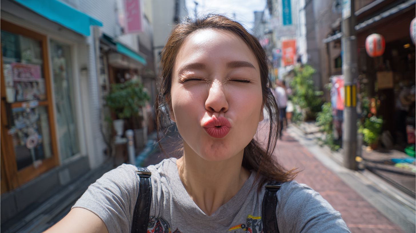 キス顔画像　山梨県　甲斐市　2026年01月10日　キス顔　画像