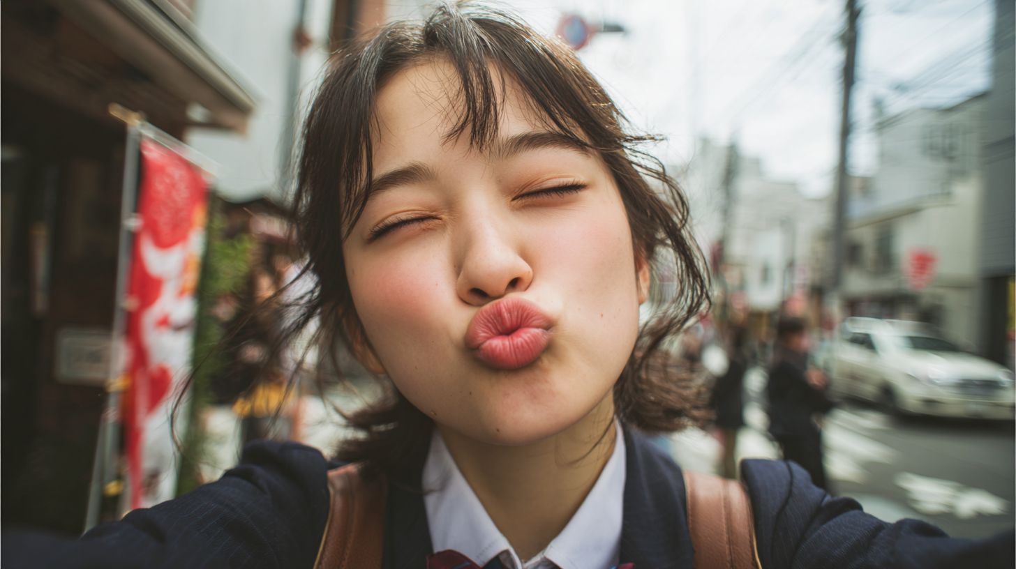 キス顔画像　熊本県　天草市　2026年02月16日　キス顔　画像