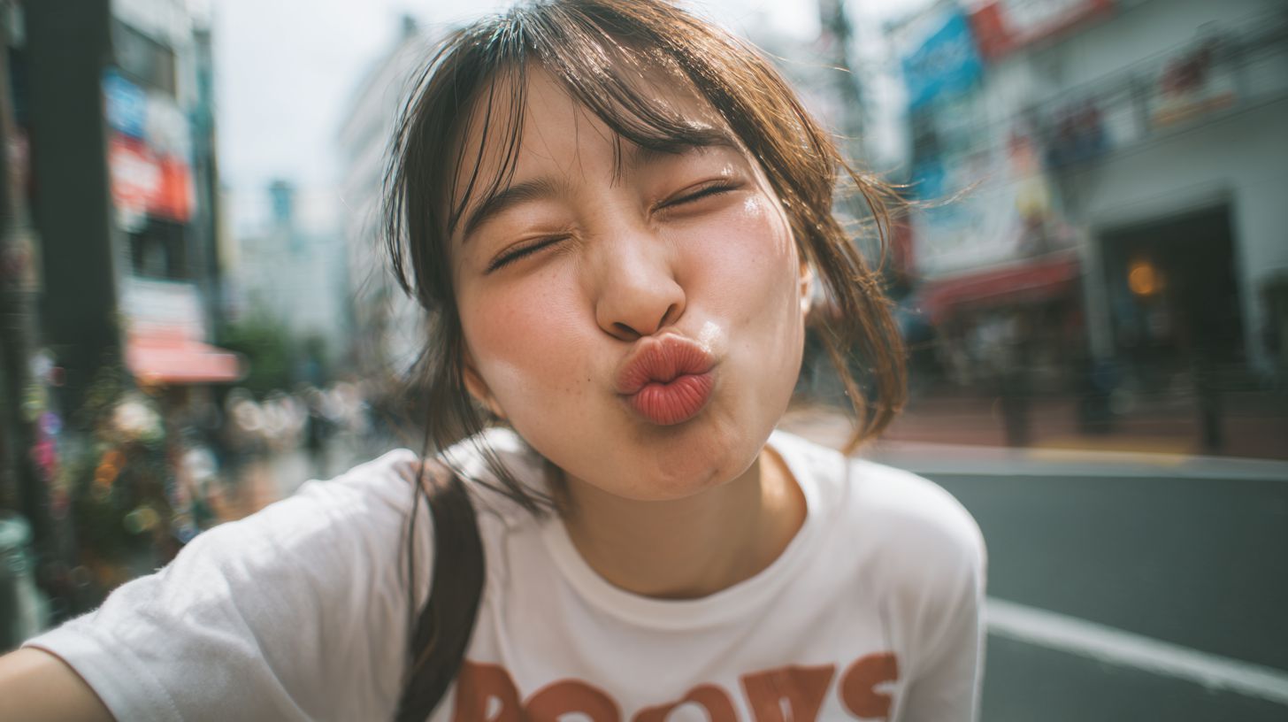 ディープキス画像　宮崎県　都城市　2026年02月20日　キス顔　画像