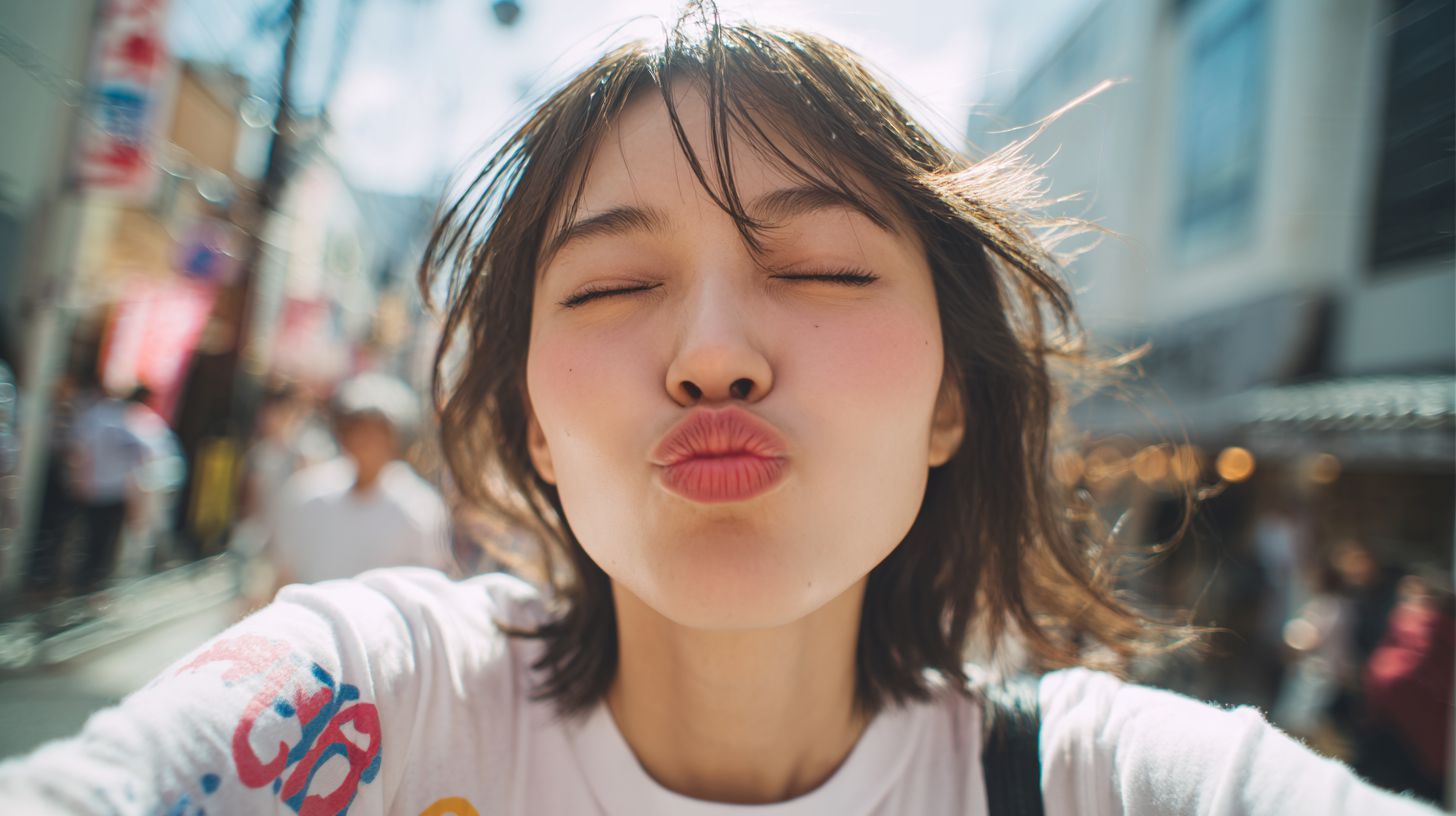 ディープキス画像　長野県　長野市　2026年04月24日　キス顔　画像