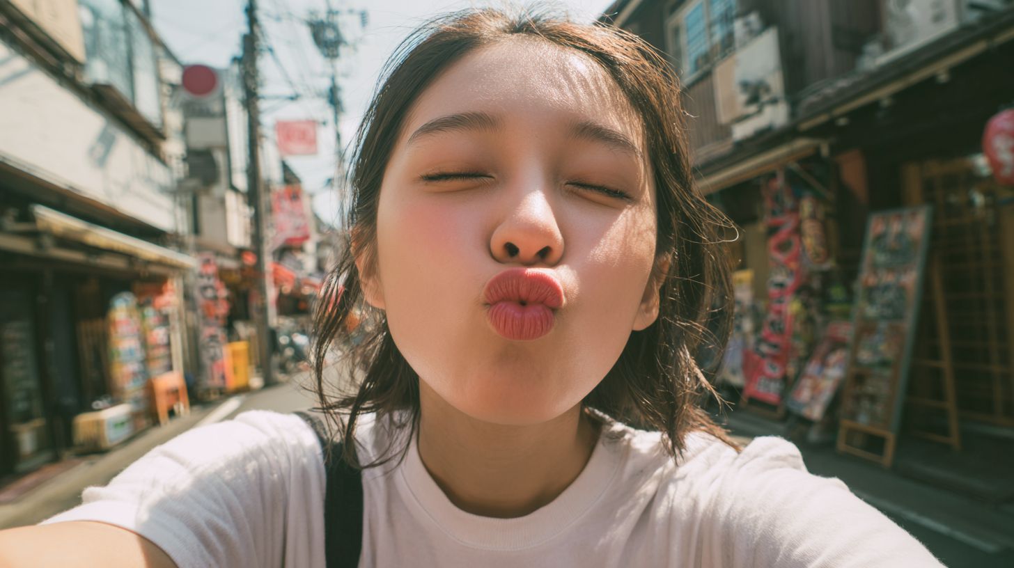 ディープキス画像　福島県　伊達市　2026年06月11日　キス顔　画像