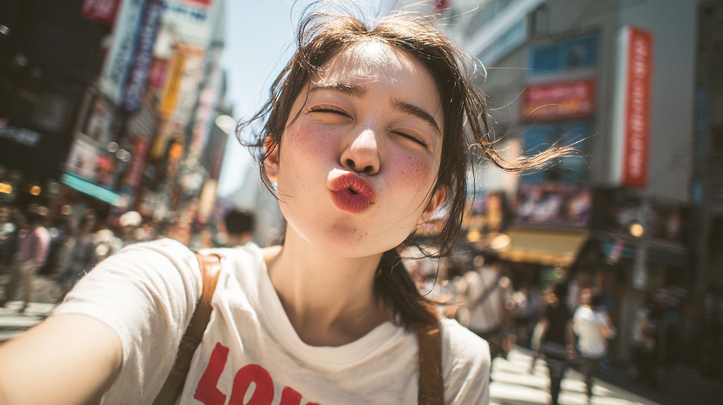 キス顔画像　東京都　町田市　2026年07月22日　キス顔　画像
