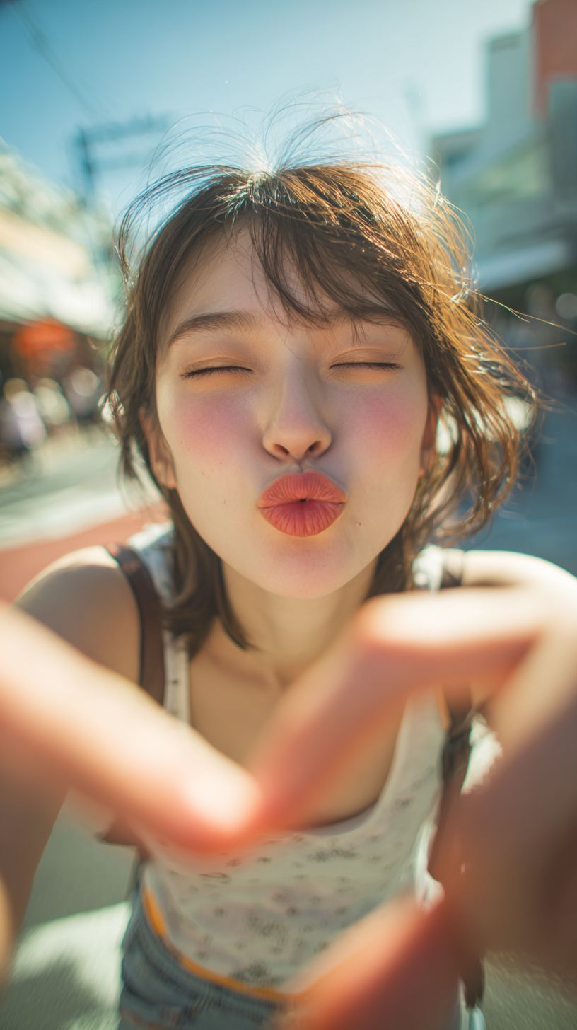キス顔画像　静岡県　袋井市　2026年08月05日　キス顔　画像