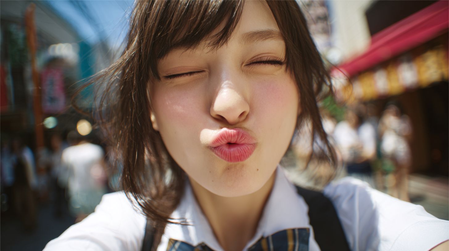 ディープキス画像　滋賀県　栗東市　2026年08月16日　キス顔　画像